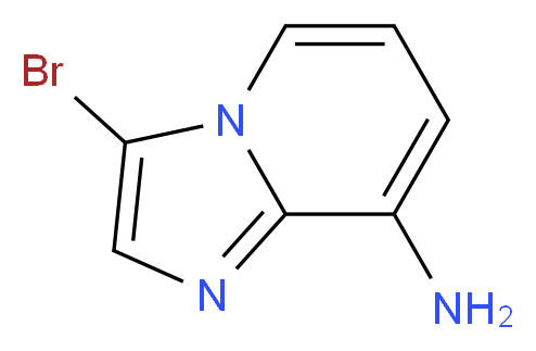 3-bromoimidazo[1,2-a]pyridin-8-amine_分子结构_CAS_1232431-81-0