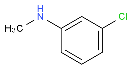 3-氯-N-甲基苯胺_分子结构_CAS_7006-52-2)