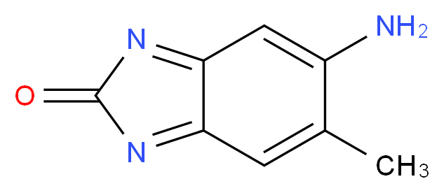 5-Amino-6-methyl-2-benzimidazolone_分子结构_CAS_67014-36-2)