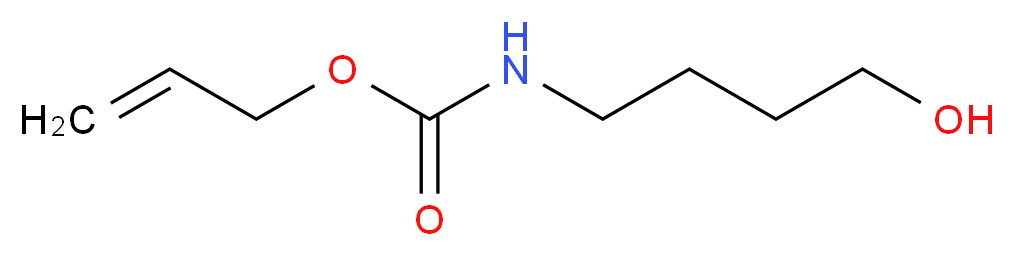 prop-2-en-1-yl N-(4-hydroxybutyl)carbamate_分子结构_CAS_339994-87-5