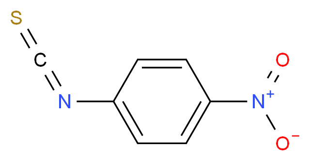 1-isothiocyanato-4-nitrobenzene_分子结构_CAS_2131-61-5