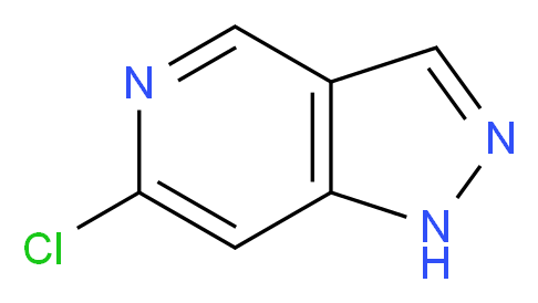 6-Chloro-1H-pyrazolo[4,3-c]pyridine_分子结构_CAS_1206979-33-0)