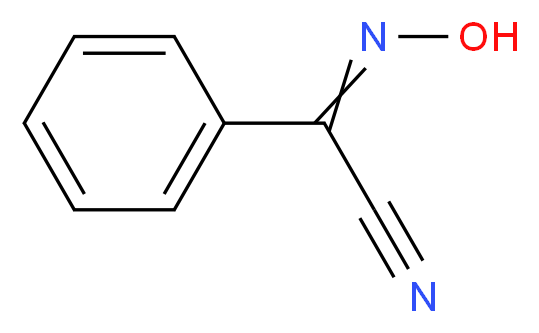 2-羟亚氨基-2-苯乙腈，顺反异构体混合物_分子结构_CAS_825-52-5)