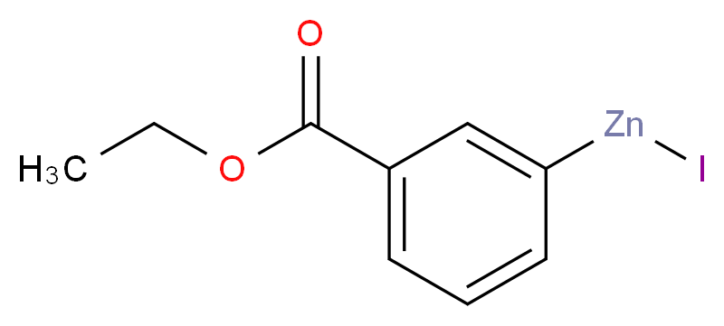 3-(乙氧羰基)苯基碘化锌 溶液_分子结构_CAS_282727-18-8)