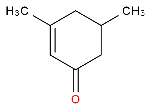 3,5-dimethylcyclohex-2-en-1-one_分子结构_CAS_1123-09-7