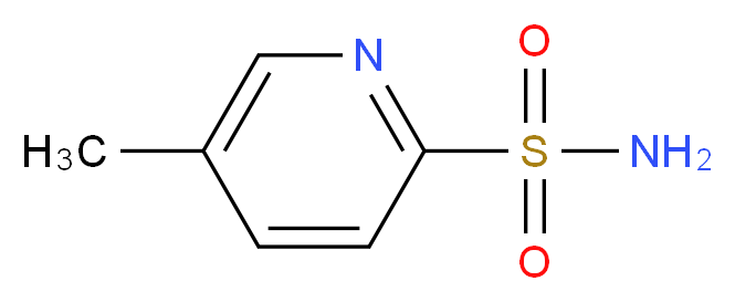 5-methylpyridine-2-sulfonamide_分子结构_CAS_65938-77-4