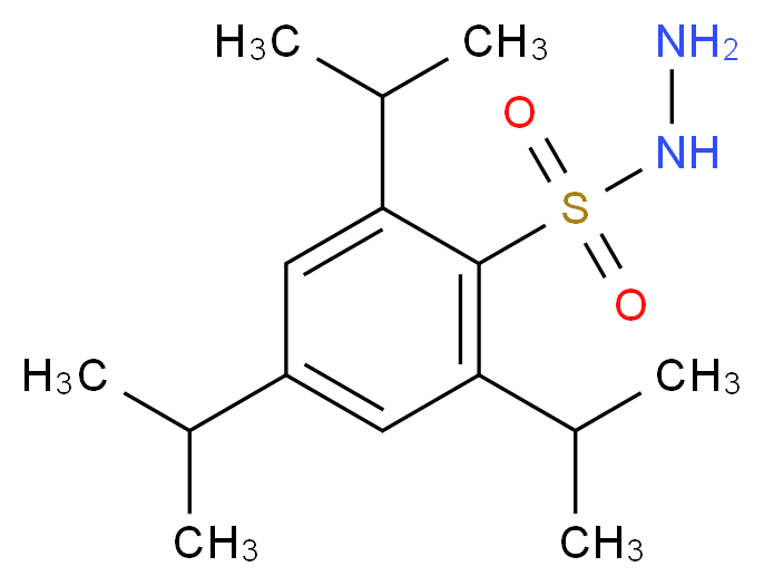 2,4,6-三异丙基苯磺酰基肼_分子结构_CAS_39085-59-1)