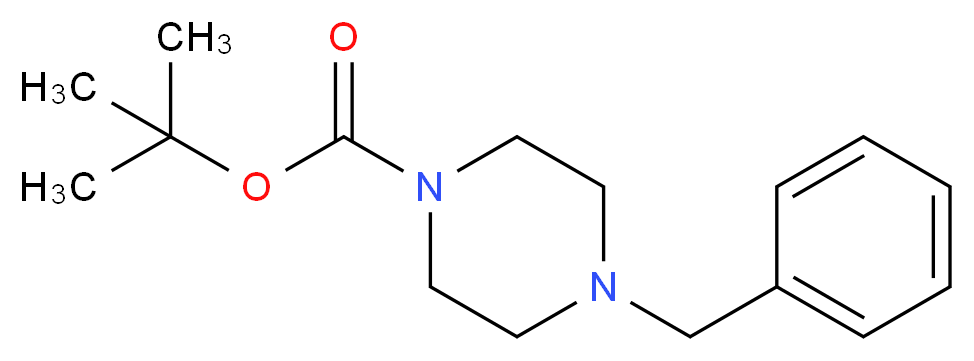 1-Boc-(4-苄基)哌嗪_分子结构_CAS_57260-70-5)