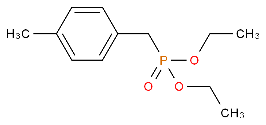 4-甲基苄基膦酸二乙酯_分子结构_CAS_3762-25-2)