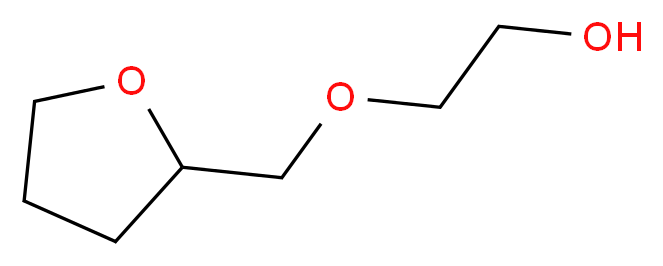 2-(oxolan-2-ylmethoxy)ethan-1-ol_分子结构_CAS_5831-59-4