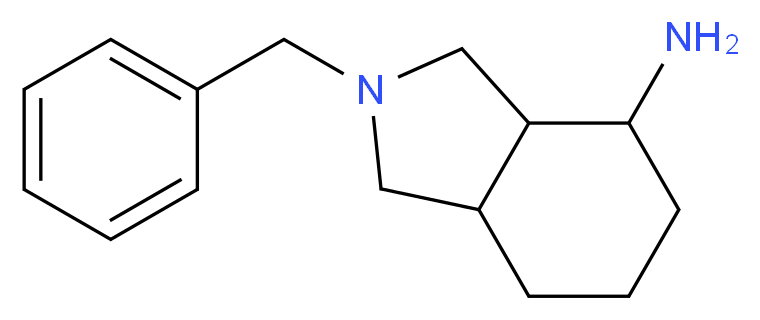 2-Benzyloctahydro-1H-isoindol-4-amine_分子结构_CAS_)