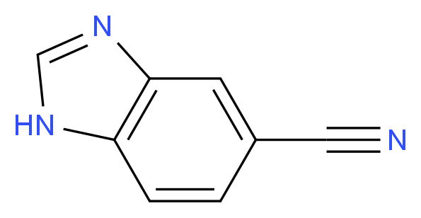 1H-1,3-benzodiazole-5-carbonitrile_分子结构_CAS_6287-83-8