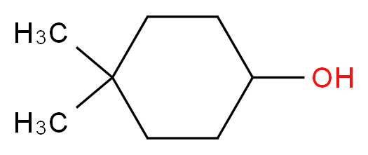 4,4-dimethylcyclohexan-1-ol_分子结构_CAS_932-01-4