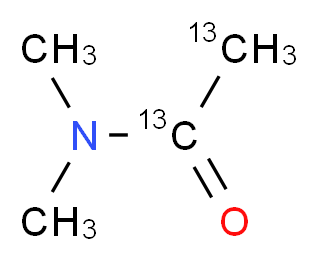 N,N-dimethyl(1,2-<sup>1</sup><sup>3</sup>C<sub>2</sub>)acetamide_分子结构_CAS_286367-73-5