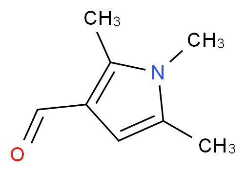 1,2,5-Trimethyl-1H-pyrrole-3-carbaldehyde_分子结构_CAS_)