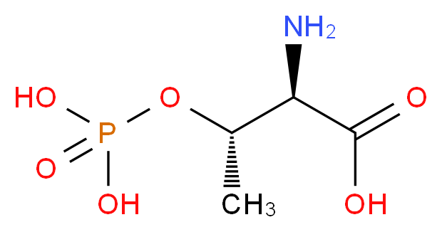 (2R,3S)-2-amino-3-(phosphonooxy)butanoic acid_分子结构_CAS_96193-69-0