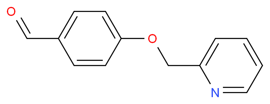 4-(pyridin-2-ylmethoxy)benzaldehyde_分子结构_CAS_57748-41-1)