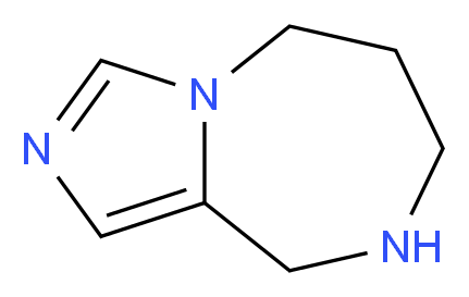 6,7,8,9-tetrahydro-5H-imidazo[1,5-a][1,4]diazepine_分子结构_CAS_951627-04-6)