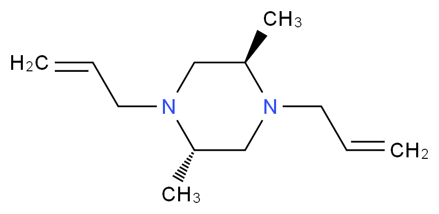 rac 1,4-Diallyl-2,5-dimethylpiperazine_分子结构_CAS_738577-06-5)