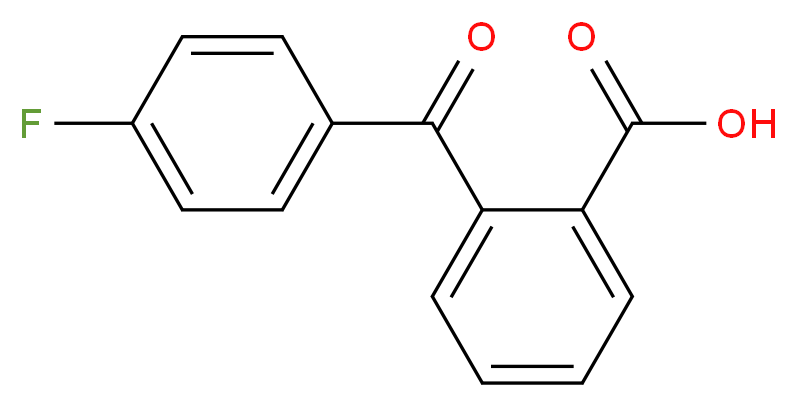4-Fluorobenzophenone-2'-carboxylic acid_分子结构_CAS_7649-92-5)