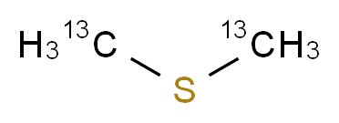 [(<sup>1</sup><sup>3</sup>C)methylsulfanyl](<sup>1</sup><sup>3</sup>C)methane_分子结构_CAS_136321-14-7