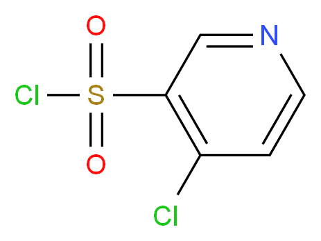 4-chloropyridine-3-sulfonyl chloride_分子结构_CAS_33263-44-4)