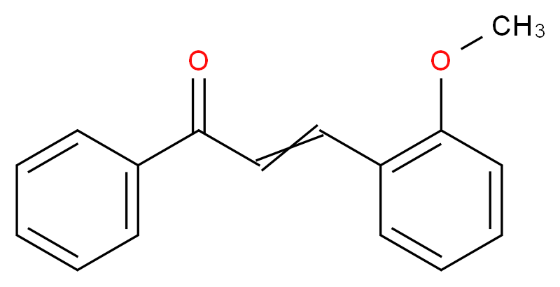 3-(2-methoxyphenyl)-1-phenylprop-2-en-1-one_分子结构_CAS_5416-70-6