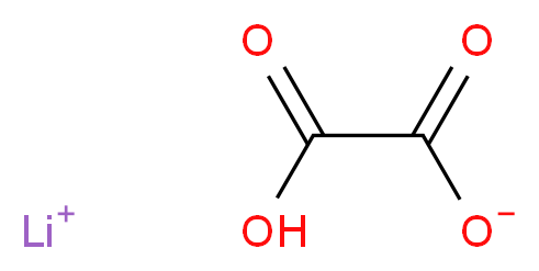 lithium(1+) ion hydrogen oxalate_分子结构_CAS_30903-87-8