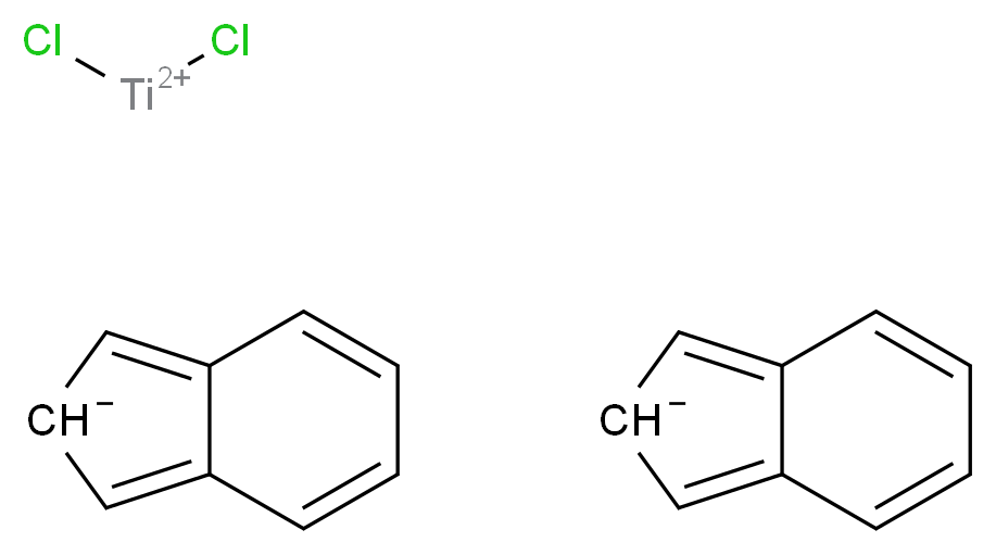 bis(2H-inden-2-ide); dichlorotitaniumbis(ylium)_分子结构_CAS_12113-02-9