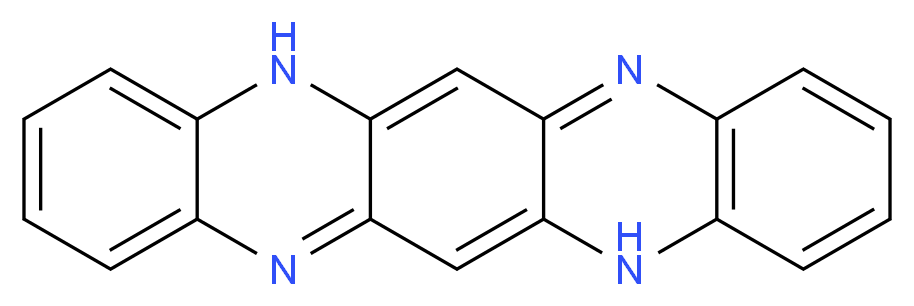 5,12-dihydro-5,7,12,14-tetraazapentacene_分子结构_CAS_531-47-5