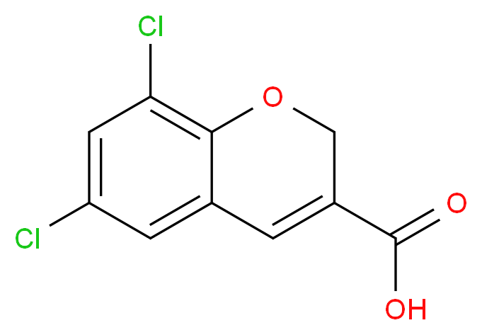 6,8-DICHLORO-2H-CHROMENE-3-CARBOXYLIC ACID_分子结构_CAS_83823-07-8)