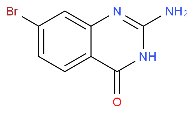 2-AMINO-7-BROMO-3H-QUINAZOLIN-4-ONE_分子结构_CAS_885277-56-5)