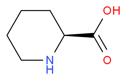 (2S)-piperidine-2-carboxylic acid_分子结构_CAS_3105-95-1