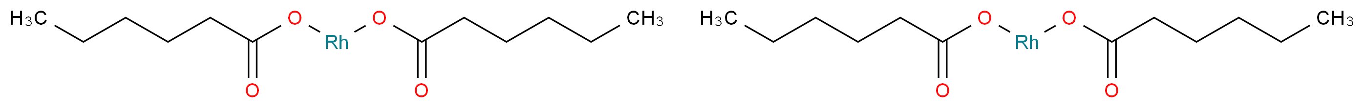 di(hexanoyloxy)rhodio hexanoate_分子结构_CAS_62728-89-6