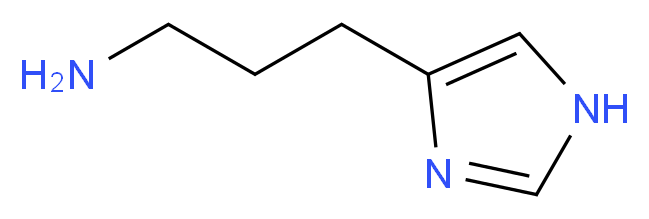 3-(1H-imidazol-4-yl)propan-1-amine_分子结构_CAS_40546-33-6