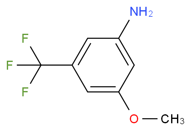 3-甲氧基-5-三氟甲基苯胺_分子结构_CAS_349-55-3)