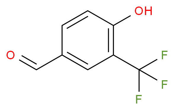 4-hydroxy-3-(trifluoromethyl)benzaldehyde_分子结构_CAS_220227-98-5