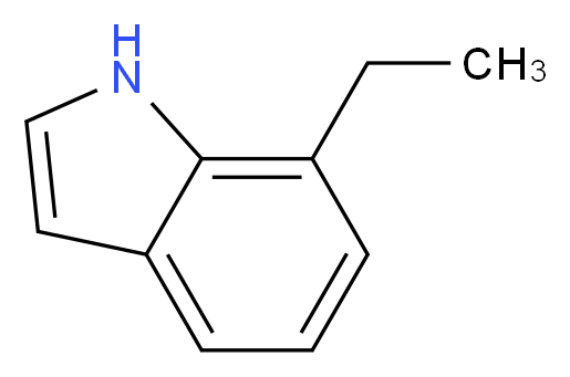 7-ethyl-1H-indole_分子结构_CAS_22867-74-9