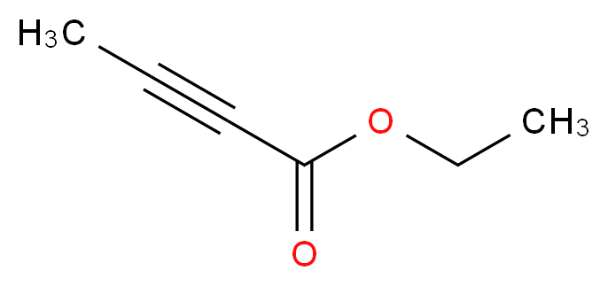 2-丁炔酸乙酯_分子结构_CAS_4341-76-8)