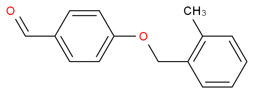 4-[(2-Methylbenzyl)oxy]benzenecarbaldehyde_分子结构_CAS_400825-69-6)