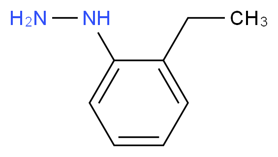 (2-ethylphenyl)hydrazine_分子结构_CAS_58711-02-7