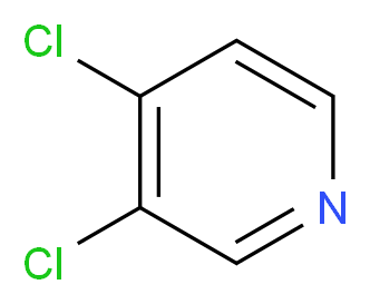 3,4-Dichloropyridine_分子结构_CAS_55934-00-4)