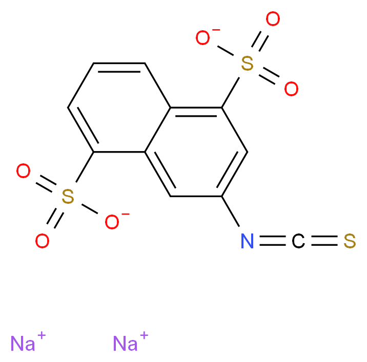 3-ISOTHIOCYANO-1,5-NAPHTHALENE DISULFONIC ACID_分子结构_CAS_35888-63-2)