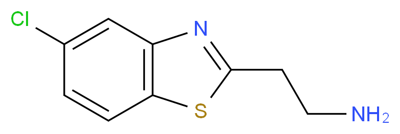 2-(5-chloro-1,3-benzothiazol-2-yl)ethan-1-amine_分子结构_CAS_210428-37-8