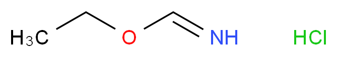 ethyl methanecarboximidate hydrochloride_分子结构_CAS_16694-46-5