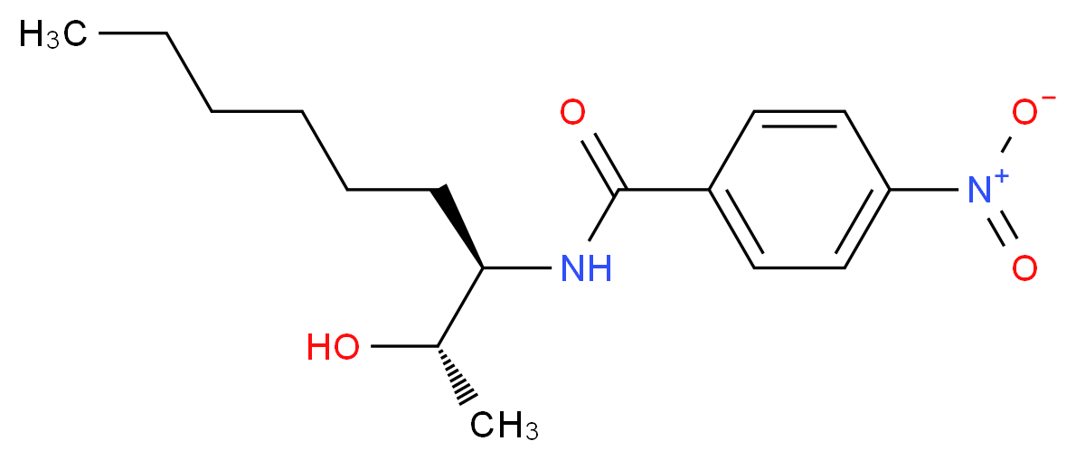 rac erythro-3-(4-Nitrobenzamido)nonan-2-ol_分子结构_CAS_119691-06-4)