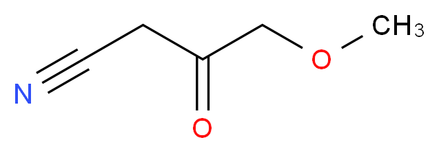 4-methoxy-3-oxobutanenitrile_分子结构_CAS_739366-02-0