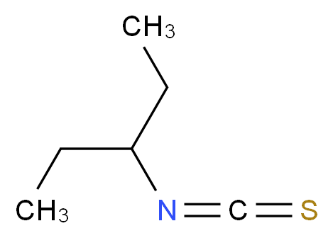 3-isothiocyanatopentane_分子结构_CAS_201224-89-7