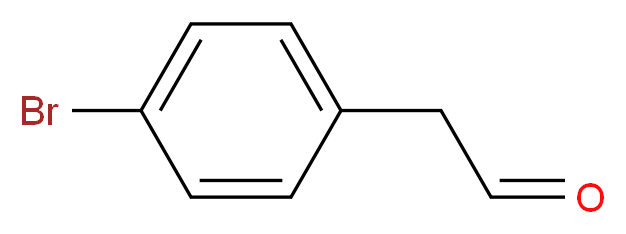 (4-Bromophenyl)acetaldehyde_分子结构_CAS_27200-79-9)