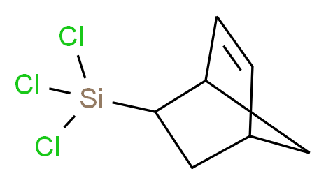 bicyclo[2.2.1]hept-5-en-2-yltrichlorosilane_分子结构_CAS_14319-64-3